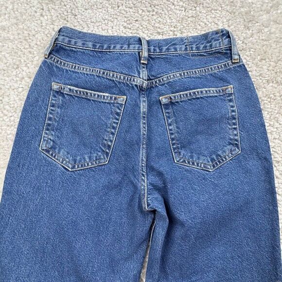 Free People We The Free High Rise Lasso Jeans Ripped Knee - Picture 9 of 13